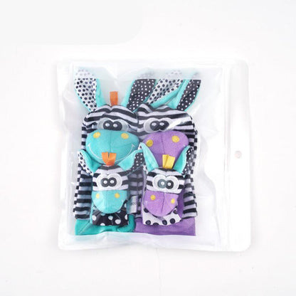 Soft Baby Socks and Teether Set