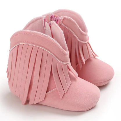 Warm Kids Western Snow Boots