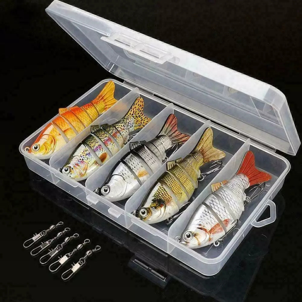 Realistic 6-Piece Fishing Bait Lures