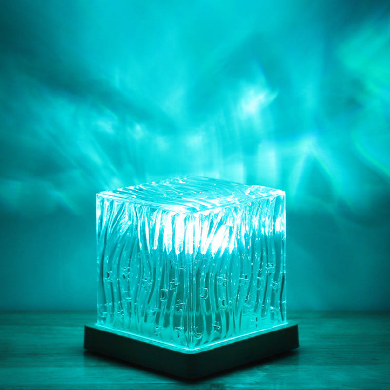Colorful LED Wave Night Lamp with USB Charging - Halri