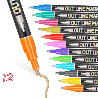 Magical Colorful Makeup Brushes