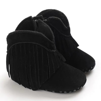 Warm Kids Western Snow Boots