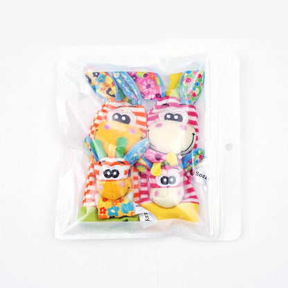 Soft Baby Socks and Teether Set