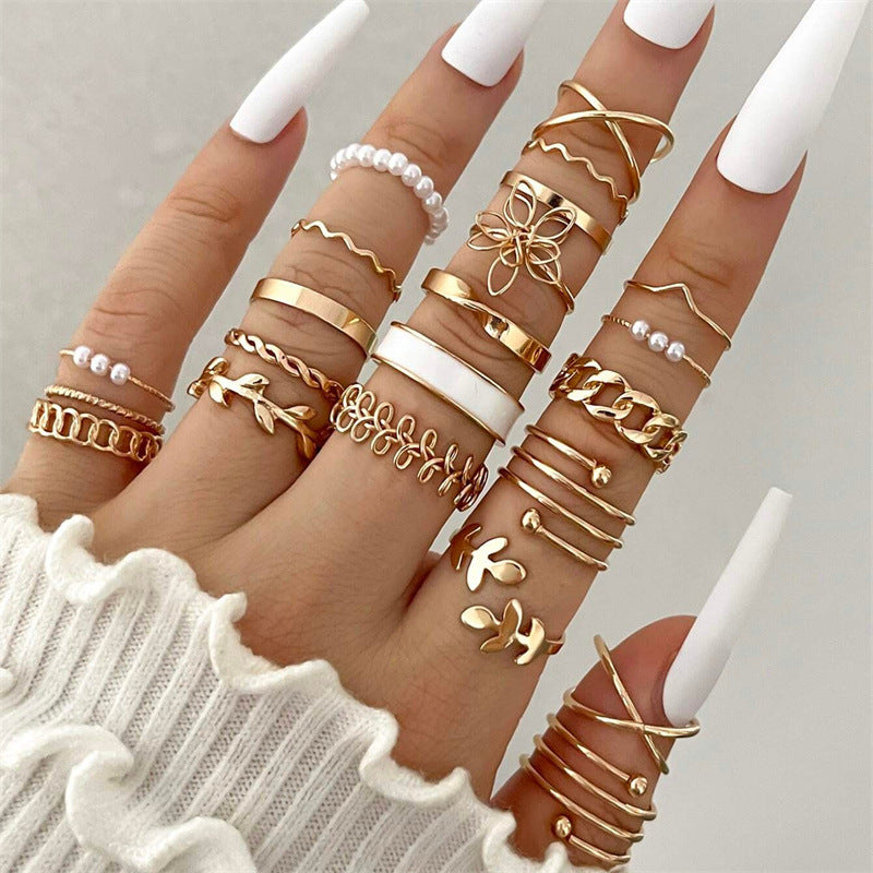 Mixed Metal Stackable Ring Set - Halri