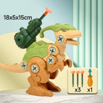 Fun Dino Construction Play Set with Blaster