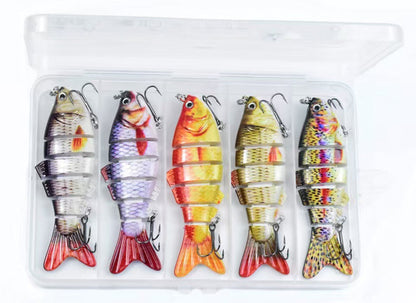 Realistic 6-Piece Fishing Bait Lures