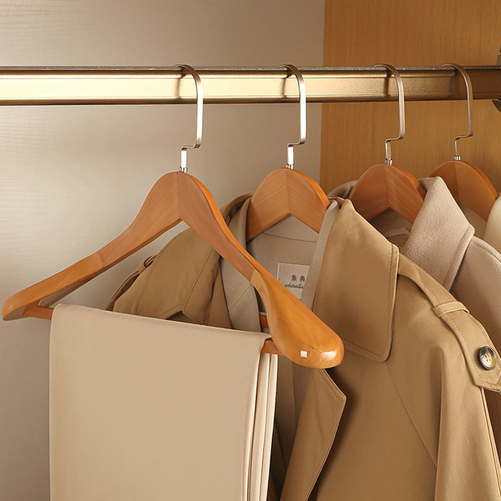 Premium Solid Wood Closet Hangers