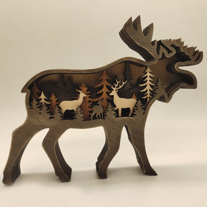 Rustic Forest Animal Holiday Ornament