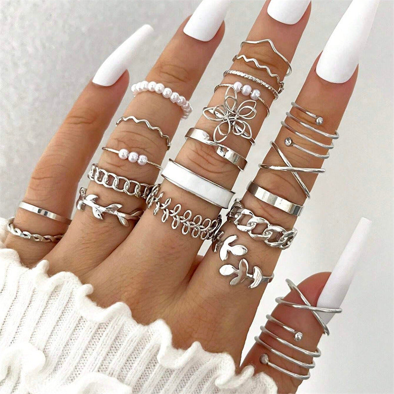 Mixed Metal Stackable Ring Set