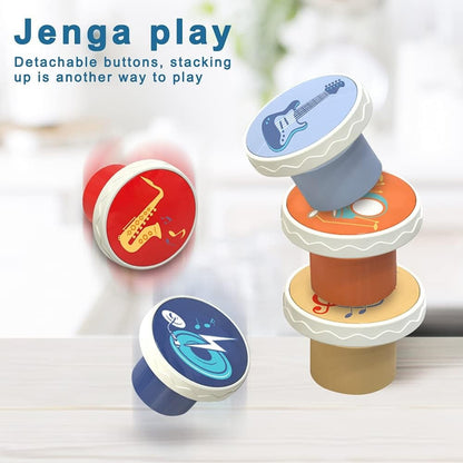 Octopus Musical Toy with 6 Music Buttons and 28 Sound Effects, Safe for Ages 18+ Months