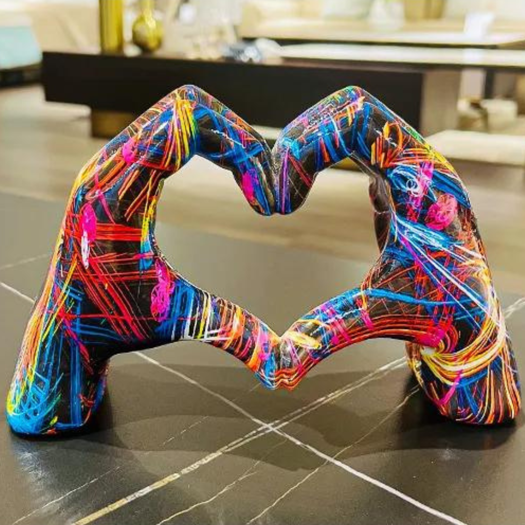 Unique Love Hand Statue Home Decor - Halri