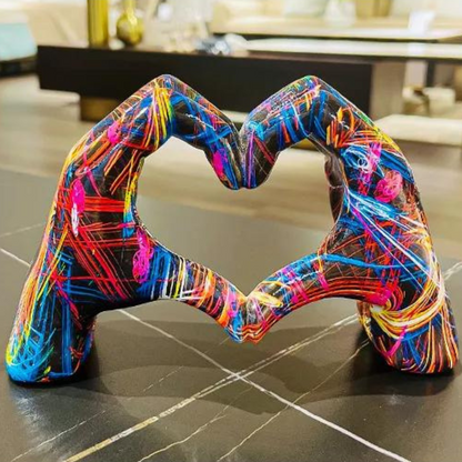 Unique Love Hand Statue Home Decor - Halri