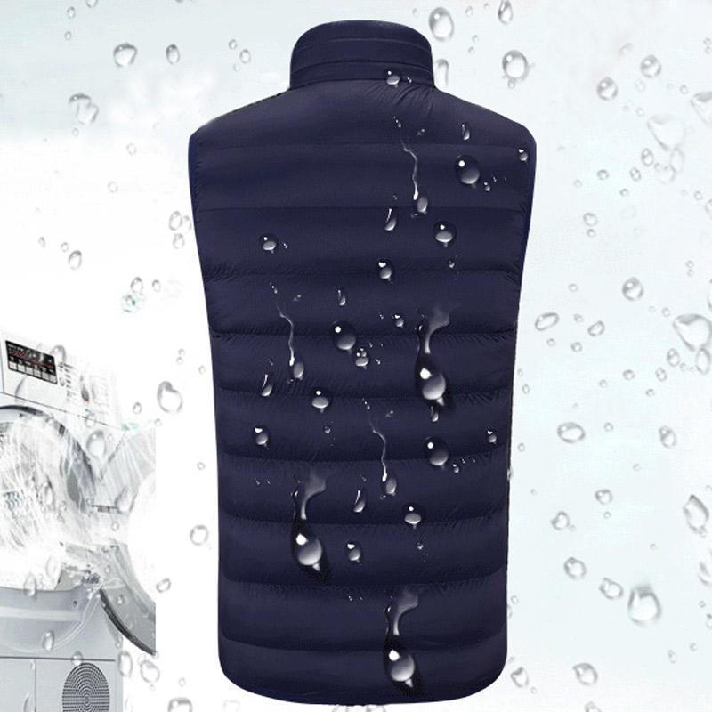 Warm Thermal Reversible USB Vest Jacket