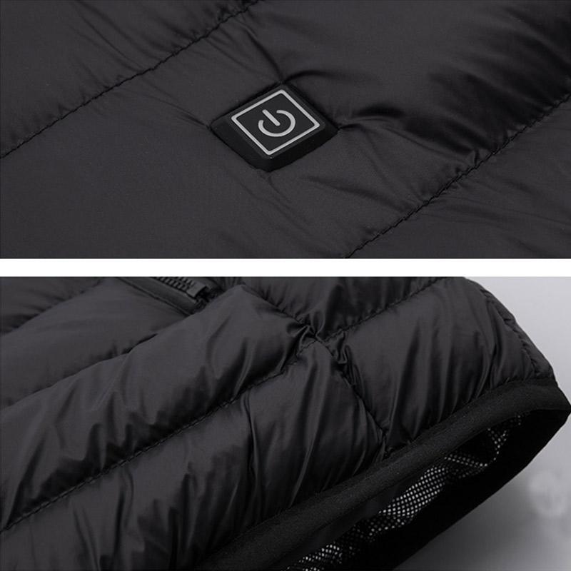 Warm Thermal Reversible USB Vest Jacket