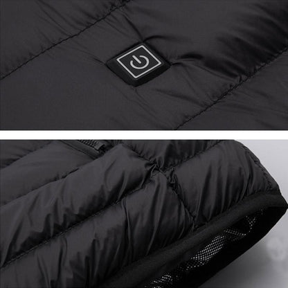 Warm Thermal Reversible USB Vest Jacket