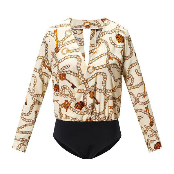 Retro Style Women's Bodysuit