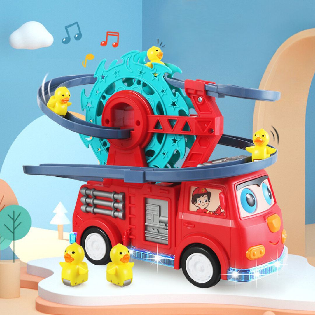 Fun Fire Truck Rescue Toy Vehicle - Halri