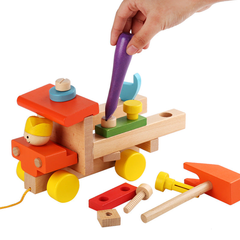 Fun LED Building Truck Toy for Kids - Halri