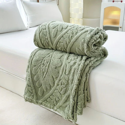 Plush Fleece Blanket - Warm Microfiber Throw for Home - Halri