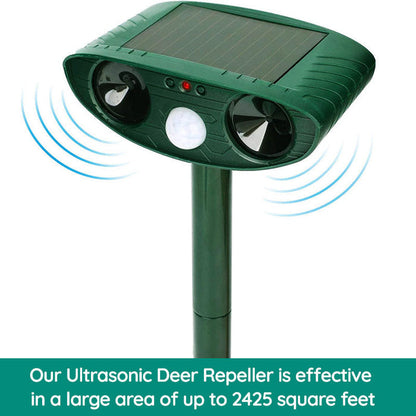 Outdoor Squirrel Repellent Solar Powered Yard Defender
