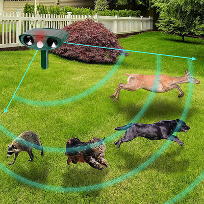 Outdoor Squirrel Repellent Solar Powered Yard Defender