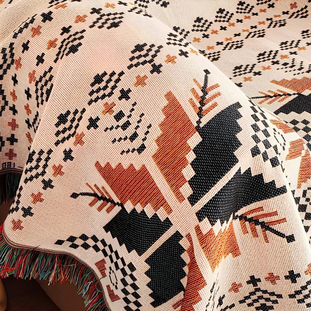 Colorful Bohemian Outdoor Blanket