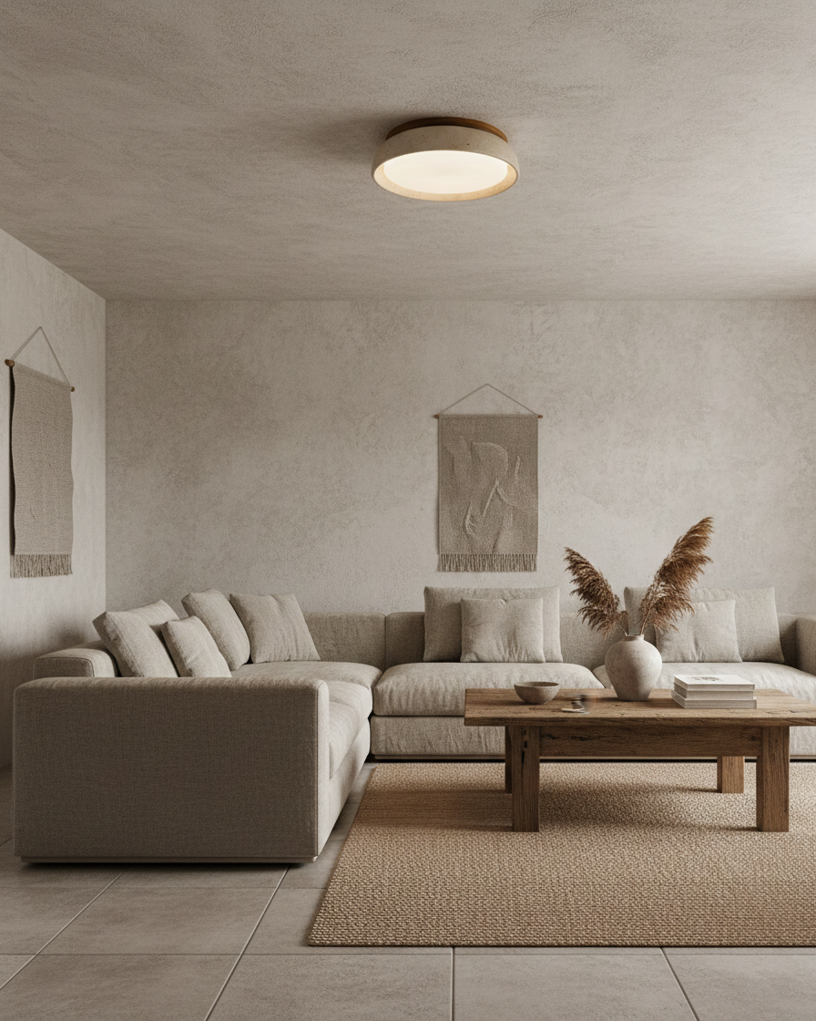Stylish Circular LED Ceiling Fixtures for Homes