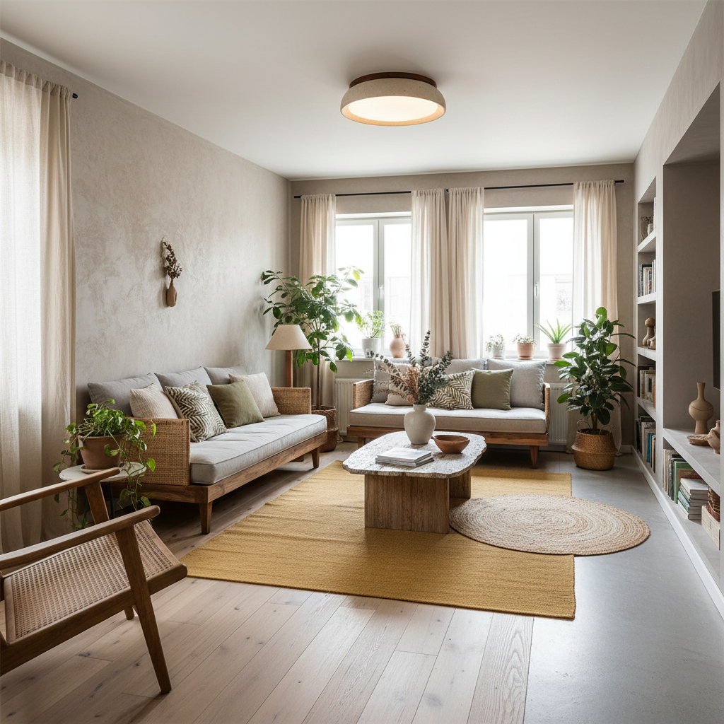 Stylish Circular LED Ceiling Fixtures for Homes