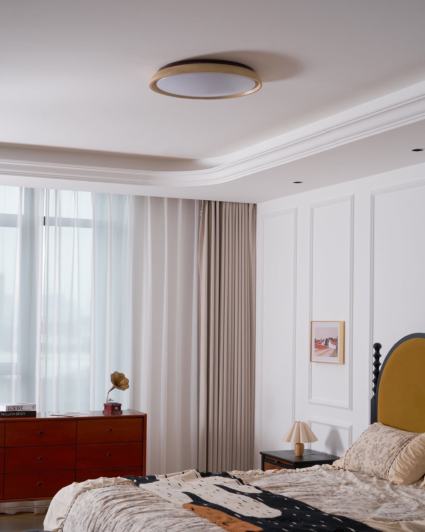 Stylish Circular LED Ceiling Fixtures for Homes