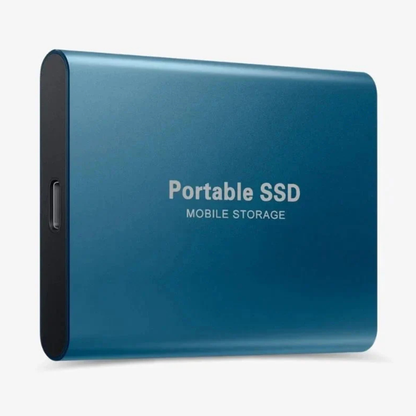 Compact USB C External Aluminum SSD Drive
