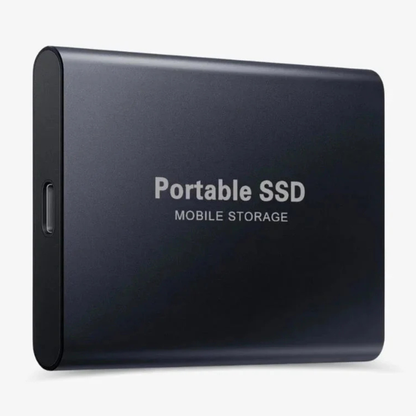 Compact USB C External Aluminum SSD Drive