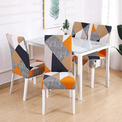Premium Stretch Dining Chair Covers – Elastic Fit for Most Chairs, Machine Washable, Protects from Stains and Wear 5