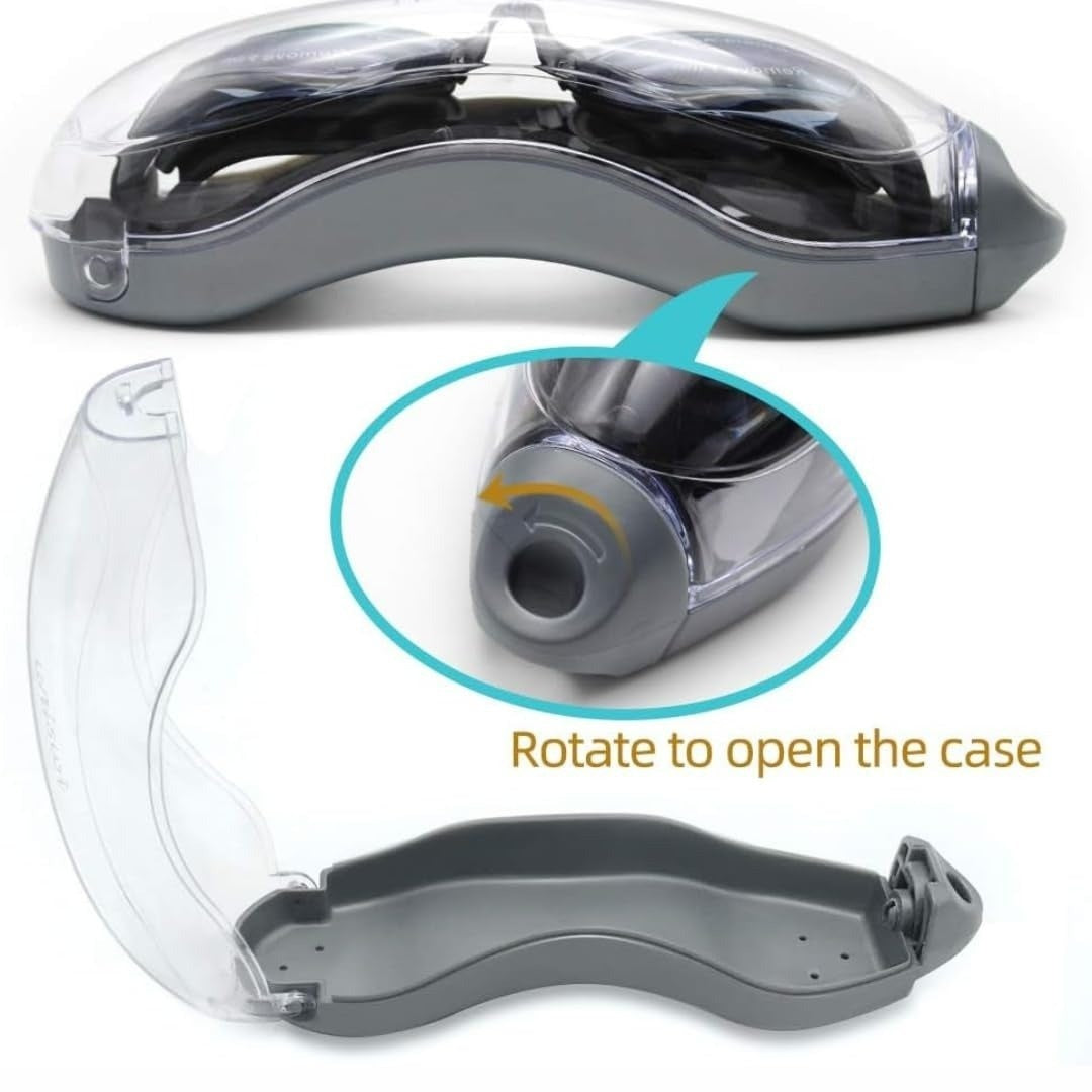 Prescription Swimming Goggles for Myopia – Anti-Fog, UV400 Protection, Clear Vision Underwater
