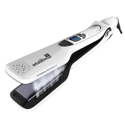 Advanced Ionic Flat Iron with Steam and Detangling Comb