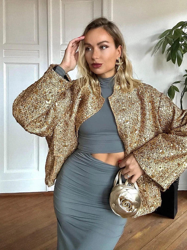 Leather Bomber Jacket