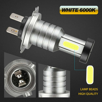 4x Bright H7 LED Car Headlight Bulbs