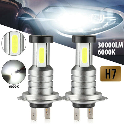 4x Bright H7 LED Car Headlight Bulbs