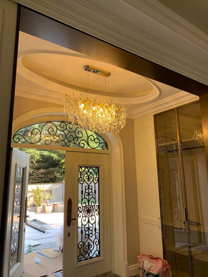 Elegant Crystal Drop Ceiling Light Fixture
