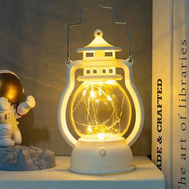 Retro LED Lantern Candle Holder – Battery Operated Decorative Light for Home, Events, and Romantic Settings 6