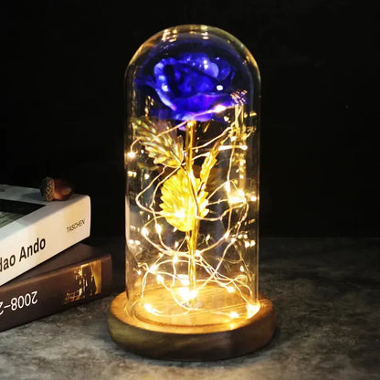 Beautiful LED Floral Dome Table Lamp