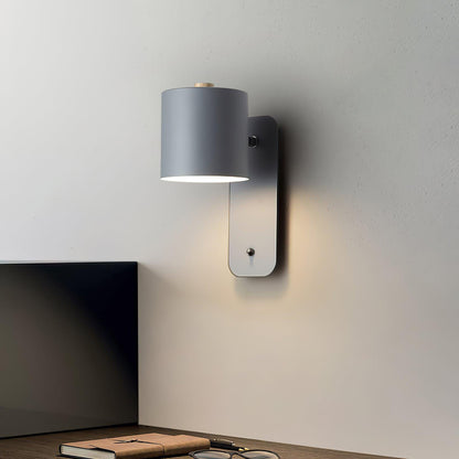 Rotatable Rechargeable Wall Lamp with Touch Control – Modern Cylinder Design for Indoor Use, USB Charging 3