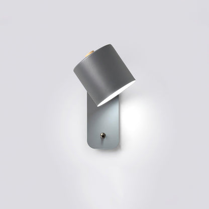 Rotatable Rechargeable Wall Lamp with Touch Control – Modern Cylinder Design for Indoor Use, USB Charging 9