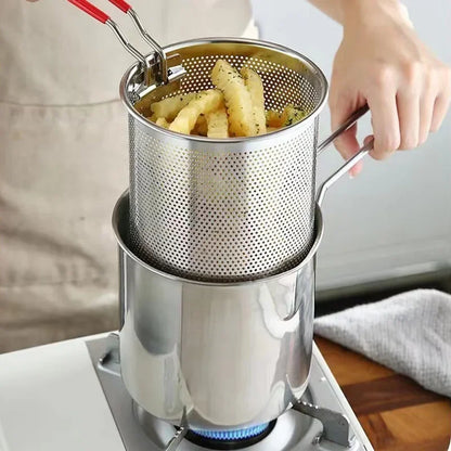 Heavy Duty Stainless Steel Fryer Pot