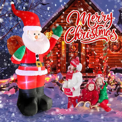 Giant LED Santa Outdoor Christmas Decor