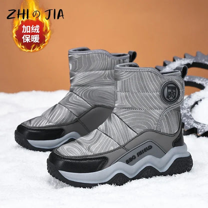 Kids Warm Waterproof Snow Boots