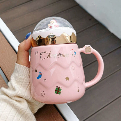 Fun 3D Holiday Christmas Mugs