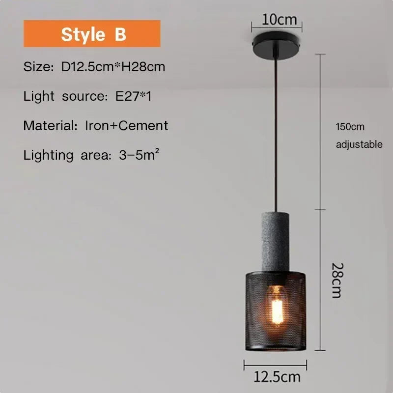 Vintage Farmhouse Pendant Light