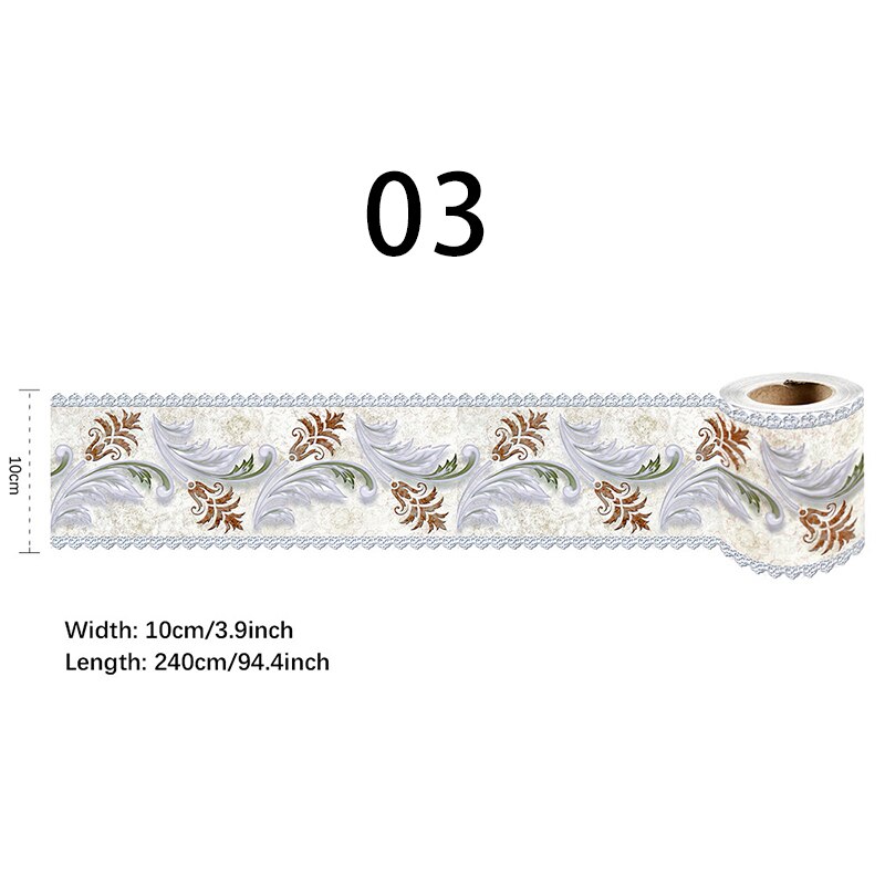 Easy Peel Waterproof Border Wall Tape