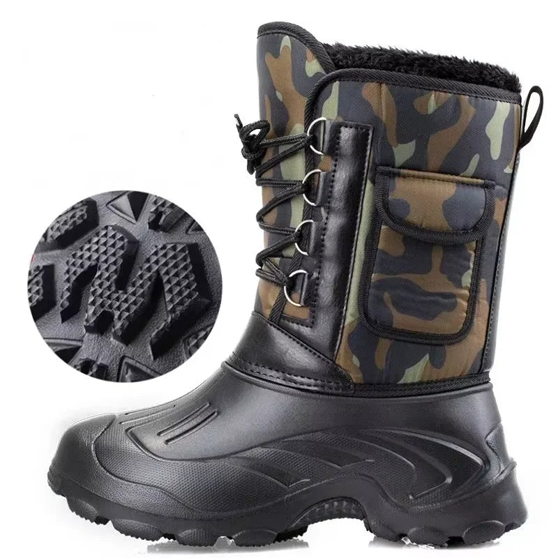Insulated Waterproof Winter Boots for Men - Halri
