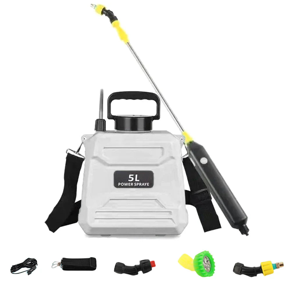 SPRAYMATE Pro Battery Pressure Sprayer | 5 L Shoulder Spray Bottle ...